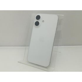 【中古】Apple 国内版 【SIMフリー】 iPhone 16 128GB ホワイト MYDR3J/A【OSU301】保証期間１ヶ月【ランクB】