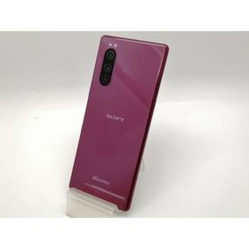 【中古】SONY docomo 【SIMロック解除済み】 Xperia 5 SO-01M Red【大須2】保証期間１ヶ月【ランクA】