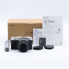 フジフイルム(富士フイルム)のFUJIFILM X-M5 レンズキット XF15-45mm シルバー(ミラーレス一眼)