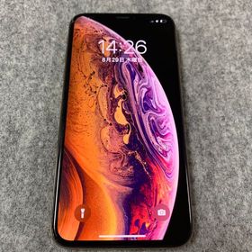 美品中古 Appleストア版 SIMフリー iPhoneXS 256GB ゴールド色