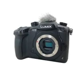 Panasonic DC-GH5 LUMIX G ミラーレス一眼 カメラ ボディ 4K ブラック パナソニック ルミックス 中古 W10823288