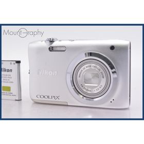 【動作保証】 ニコン Nikon COOLPIX A100 5x バッテリー付属 同梱無料 #mj8174(コンパクトデジタルカメラ)