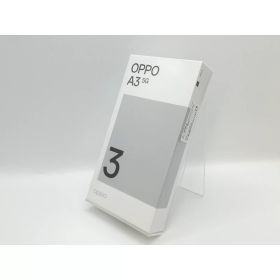 【未使用】Oppo ymobile 【SIMフリー】 OPPO A3 5G 4GB 128GB ブラック【京都】保証期間3ヶ月