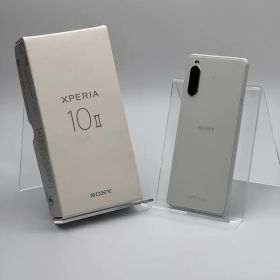 【中古A】Xperia 10 II A001SO ホワイト SIMフリー 白ロム