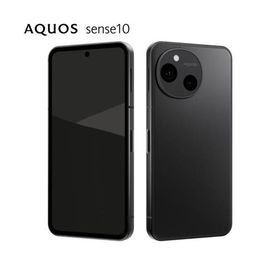 シャープ(SHARP) AQUOS sense10 6.1型 6GB/128GB フルブラック SIMフリースマートフォン SH-M33A-B