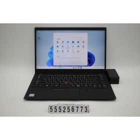 ノートパソコン Lenovo ThinkPad X1 Carbon 6th Gen Core i5 8350U 1.7GHz/8GB/256GB(SSD)/14.0W/FHD タッチパネル/Win11 キー破損あり