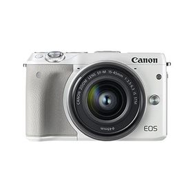 Canon ミラーレス一眼カメラ EOS M3 レンズキット(ホワイト) EF-M15-45mm F3.5-6.3 IS STM 付属 EO