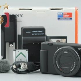 【中古】SONY ソニー VLOGCAM ZV-1 ブラック コンパクトデジタルカメラ 元箱付き