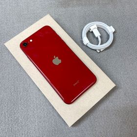 バッテリー100% iPhone SE第３世代 64GB レッド 国内版 SIMフリー 送料無料