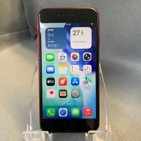 美品 国内版 SIMフリー iPhoneSE 第3世代 64GB レッド色