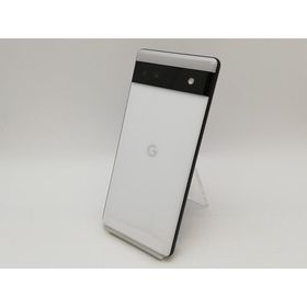 【中古】Google au 【SIMフリー】 Pixel 6a チョーク 6GB 128GB GB17L【鹿児島中町】保証期間１ヶ月【ランクC】