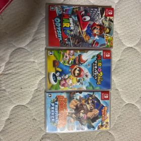 マリオオデッセイ、マリオラビッツ、ドンキーコングトロピカルフリーズ3点セット