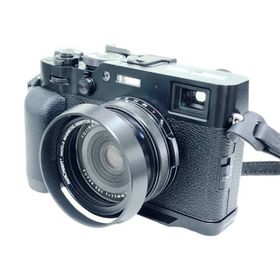 フジフイルム(富士フイルム)のFUJIFILM 富士フイルム X100VI コンパクトデジタルカメラ ブラック 動作確認済み ストラップ付属 【中古】 22601R1(コンパクトデジタルカメラ)