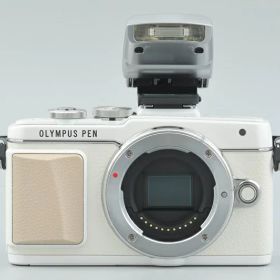 【中古】OLYMPUS オリンパス PEN Lite E-PL7 ホワイト ミラーレス一眼カメラ シャッター回数僅少