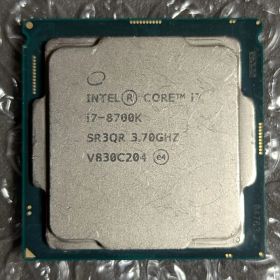 Intel Core i7-8700K CPU 3.70GHz 【463】