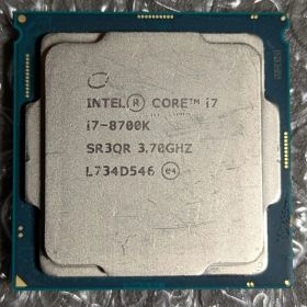 Intel Core i7-8700K CPU 3.70GHz 【462】