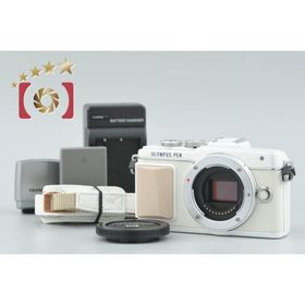 【中古】OLYMPUS オリンパス PEN Lite E-PL7 ホワイト ミラーレス一眼カメラ シャッター回数僅少