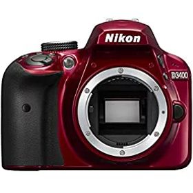 【中古】(非常に良い)Nikon デジタル一眼レフカメラ D3400 ボディー レッド D3400RD
