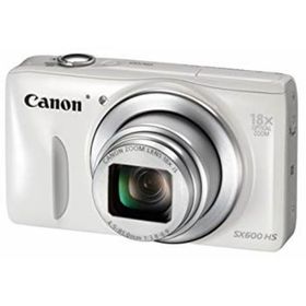 Canon デジタルカメラ Power Shot SX600 HS ホワイト 光学18倍ズーム PSSX600HS(WH) 9jupf8b(コンパクトデジタルカメラ)