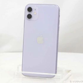 【中古】Apple(アップル) iPhone11 64GB パープル MWLX2J／A SoftBank 【262-ud】