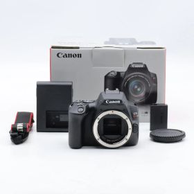 【ショット数2,000以下】Canon EOS Kiss X10 ボディ ブラック 軽量コンパクト/可動式タッチパネル/2410万画素・デュアルピクセルAF/初心者〜旅行撮影に最適【中古】