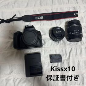 Canon EOS Kiss X10 レンズ＋単焦点24mm 無記入保証書付き