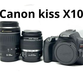 Canon EOS Kiss X10 ダブルズームレンズセット♪安心フルセット♪