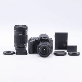 Canon EOS Kiss X10 ダブルズームキット APS-C 初心者向け 高倍率ズーム 標準+望遠レンズ付【中古】