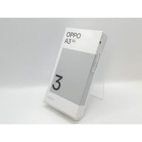 【未使用】Oppo ymobile 【SIMフリー】 OPPO A3 5G 4GB 128GB ブラック【京都】保証期間３ヶ月