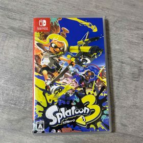 ニンテンドウ(任天堂)のスプラトゥーン3 Switch とMONSTER HUNTER RISE(家庭用ゲームソフト)