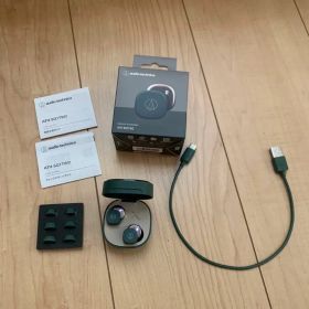 audio-technica ATH-SQ1TW2 ワイヤレスイヤホン グリーン
