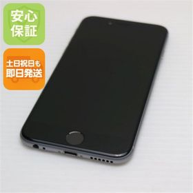 アイフォーン(iPhone)の新品同様 au iPhone6 16GB スペースグレイ 白ロム M777(スマートフォン本体)