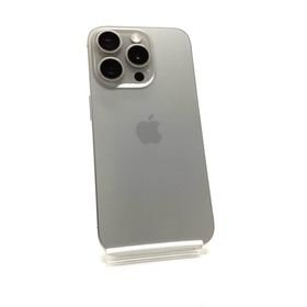 【全額返金保証】【最速発送】Apple iPhone iPhone 15 Pro 128GB ナチュラルチタニウム au SIMフリー 美品 動作確認済(スマートフォン本体)