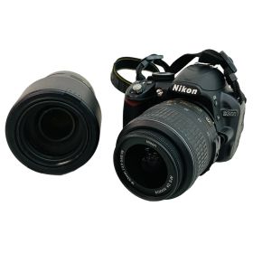 Nikon D3100 AF-S NIKKOR 55-300mm F4.5-5.6G ED 18-55mm F3.5-5.6G DX デジタル 一眼レフ カメラ ニコン 中古 C10850984