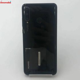 【中古】HUAWEI P30 lite 64GB ミッドナイトブラック MAR-LX2J SoftBank版