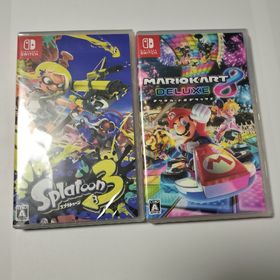 ニンテンドウ(任天堂)のマリオカート8 デラックス + スプラトゥーン3 新品未開封(家庭用ゲームソフト)