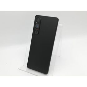 【中古】SONY au 【SIMフリー】 Xperia 1 V ブラック 12GB 256GB SOG10【中野】保証期間１ヶ月【ランクC】