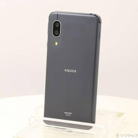 〔中古〕SHARP(シャープ) AQUOS sense3 64GB ブラック SH-M12 SIMフリー〔295-ud〕