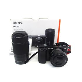 SONY ソニー a6100 ダブルズームキット ミラーレス ILCE-6100Y 一眼レフカメラ ∠UK2220