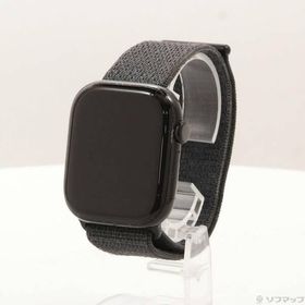 〔中古〕Apple(アップル) Apple Watch Series 10 GPS 46mm ジェットブラックアルミニウムケース インクスポーツループ〔262-ud〕