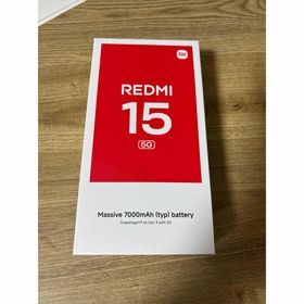 シャオミ(Xiaomi)のXiaomi REDMI 15 5G A501XM チタングレー(スマートフォン本体)