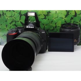 ニコン(Nikon)の【美品】Wifi搭載❤️自撮りOK ニコンD5500 2416万画素ダブルレンズ(デジタル一眼)
