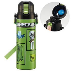 〔展示品〕 超軽量ダイレクトステンレスボトル580ml Minecraft SDC6N ［炭酸非対応］