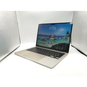 【中古】Apple MacBook Air 13インチ (M4,2025) M4(CPU:10C/GPU:8C) 16GB/256GB スターライト MW0Y3J/A【大阪本店】保証期間１ヶ月【ランクA】