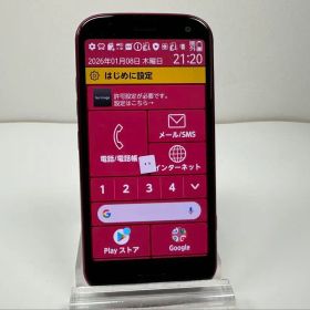 美品 NTT docomo らくらくスマートフォン F-52B ピンク