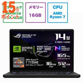 15倍ポイント ASUS エイスース ゲーミングノートパソコン ROG Zephyrus G14 [14.0型 Windows11 Home] …