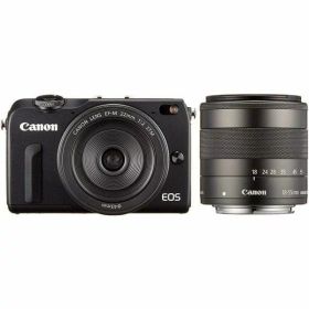 【中古】キヤノン Canon EOS M2 ダブルレンズキット ブラック