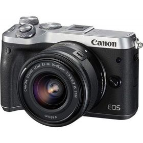 【中古】キヤノン Canon EOS M6 レンズキット シルバー