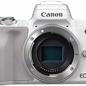 【中古】【アウトレット品】 Canon ミラーレス一眼カメラ EOS Kiss M ボディー ホワイト EOSKISSMWH-BODY