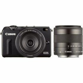 【中古】キヤノン Canon EOS M2 ダブルレンズキット ブラック